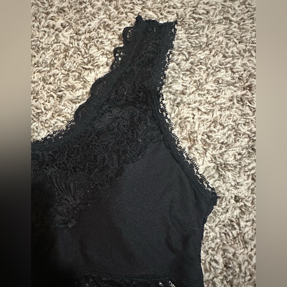 Yahada Black Lace Women's Bralette - SZ S - Picture 3 of 5